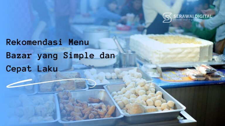 menu bazar yang simple